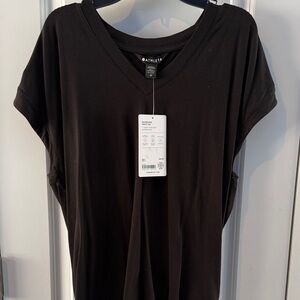 Athleta Black Short Sleeve Tee